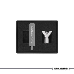 Moleskine® Letter Pins - Silver