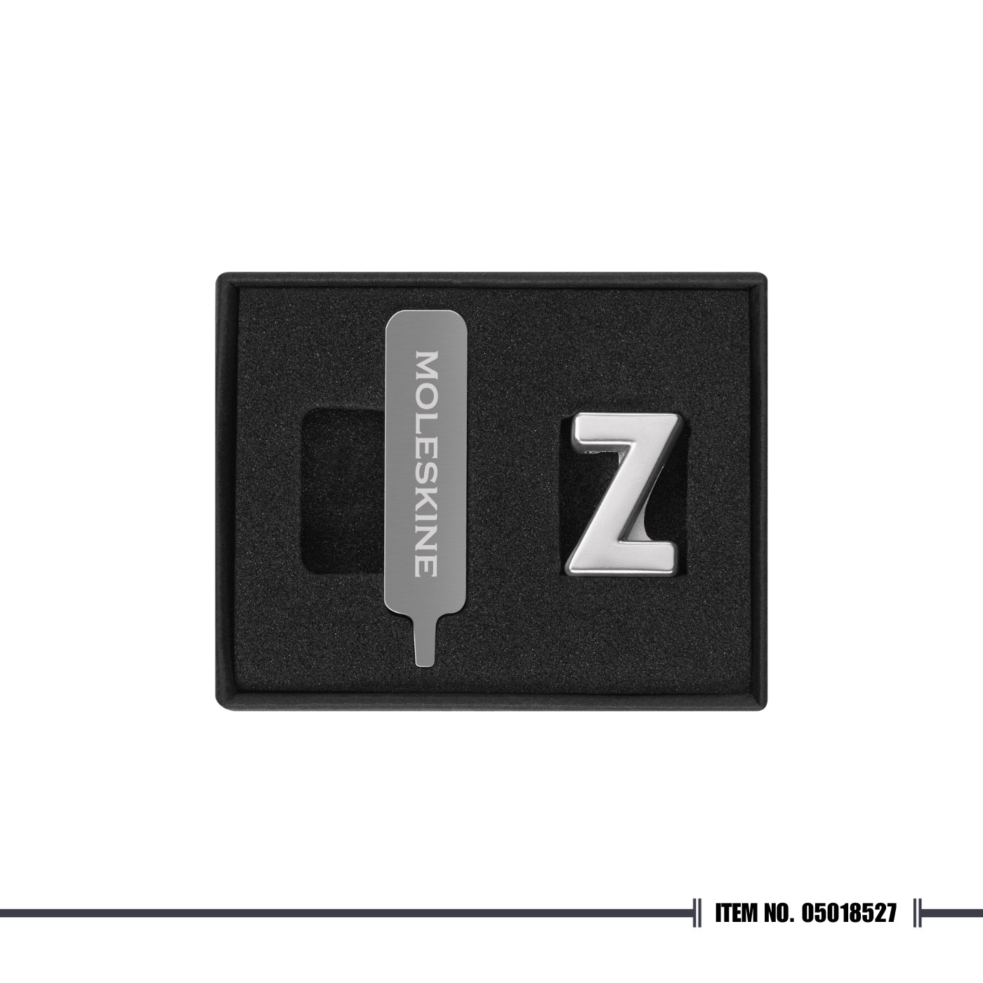 Moleskine® Letter Pins - Silver