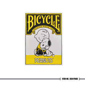 Bicycle Peanuts Yellow Playing Cards