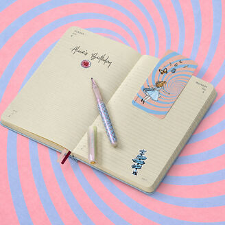 Moleskine Alice's Adventures in Wonderland Planner 2027, Daily, Hard Cover, 12-Month, Large