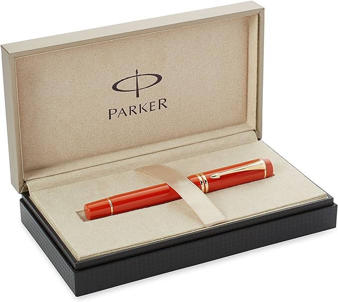 Parker Duofold14 Centennial Big Red Gold Trim FP Fine