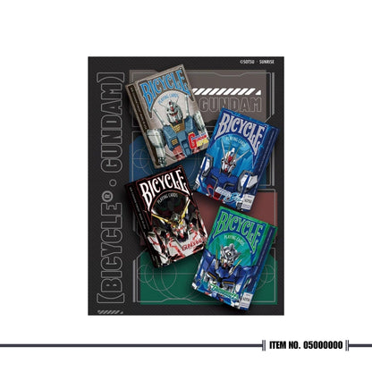 Bicycle Mobile Suit Gundam Collector’s Set Playing Cards + FREE Ellusionist Ignite Playing Cards