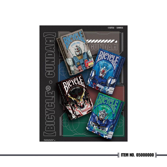 Bicycle Mobile Suit Gundam Collector’s Set Playing Cards + FREE Ellusionist Ignite Playing Cards