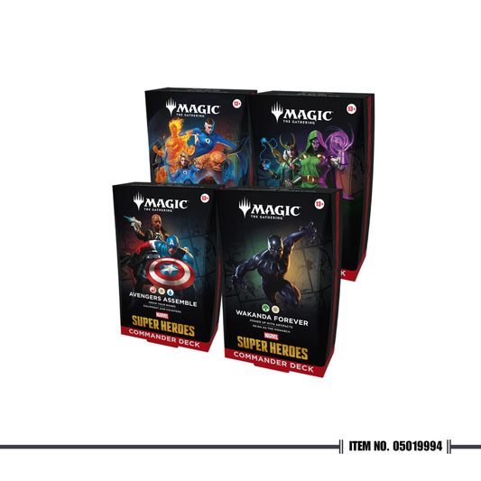 Magic: The Gathering Marvel Super Heroes Commander Decks (Set of 4)