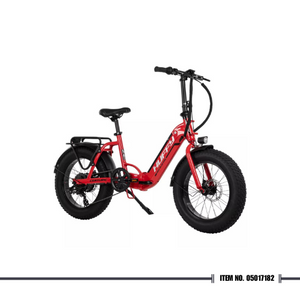 Huffy Centuric 20" Folding Electric Bike, Red