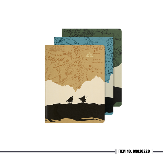 Moleskine The Lord of the Rings Cahier Journals, Set of 3, XL, Ruled