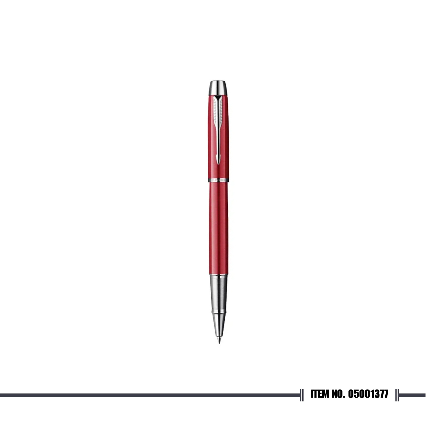 Parker IM Basic Pink Chrome Trim Rollerball Pen (48222)