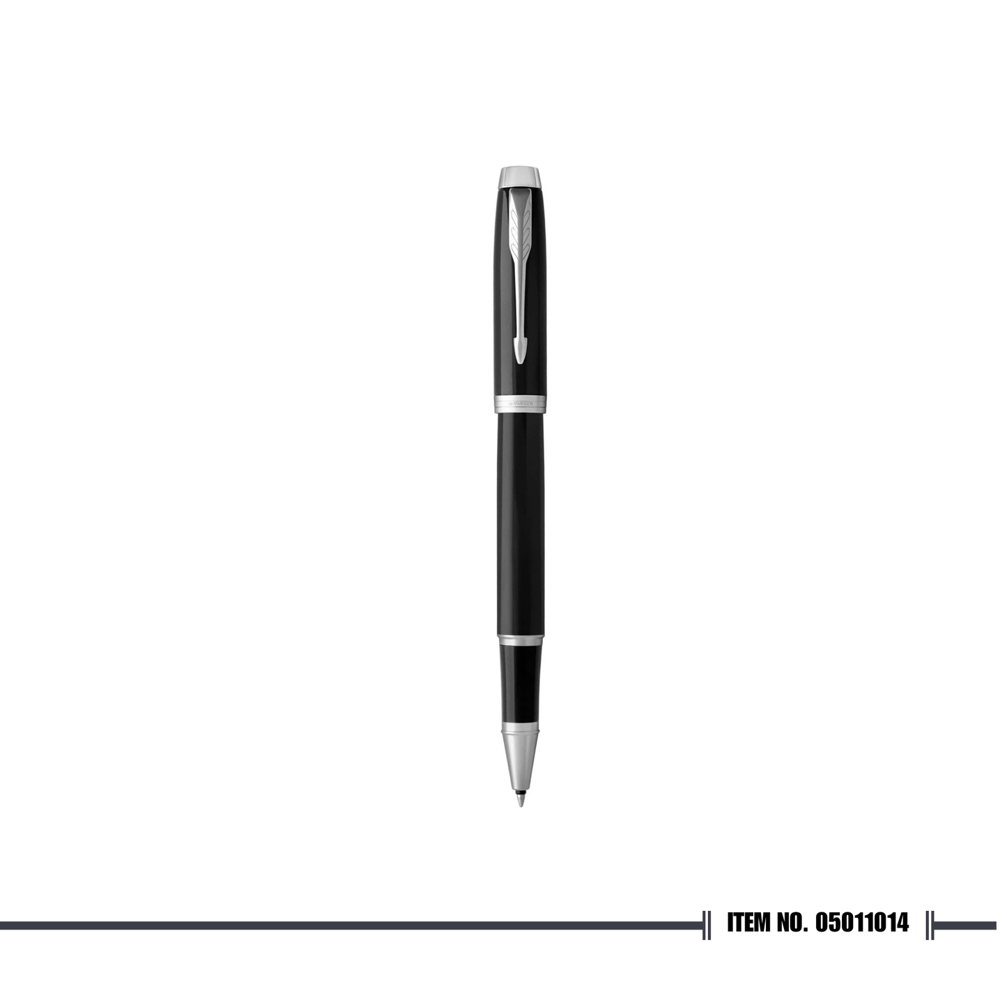 Parker IM Black Chrome Trim Rollerball Pen