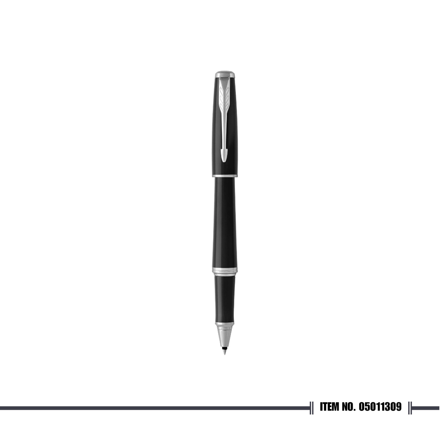 Parker Urban Black Cab Chrome Trim Rollerball Pen