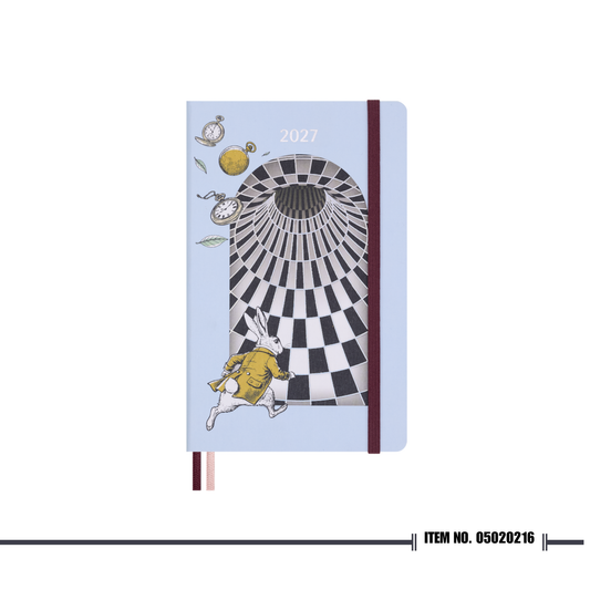 Moleskine Alice's Adventures in Wonderland Planner 2027, Daily, Hard Cover, 12-Month, Large