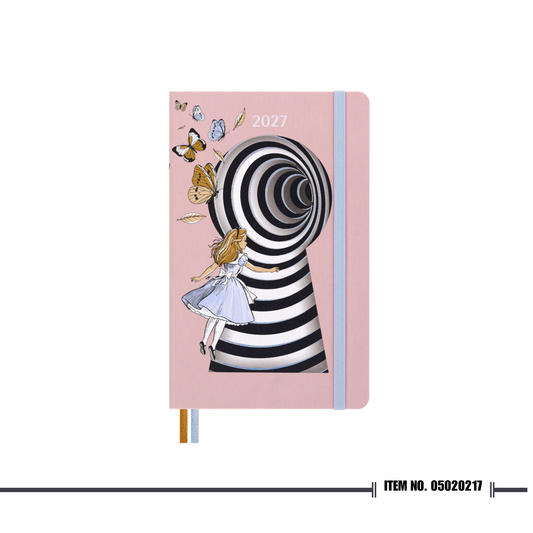 Moleskine Alice's Adventures in Wonderland Planner 2027, Weekly, Hard Cover, 12-Month, Large