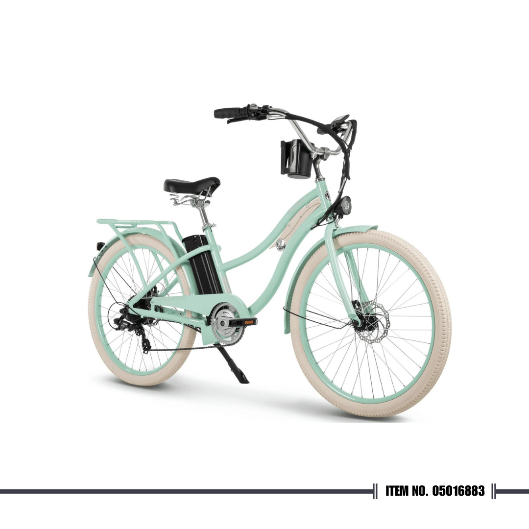E5811P7 E Nel Lusso 26 Electric Cruiser Bike with Throttle