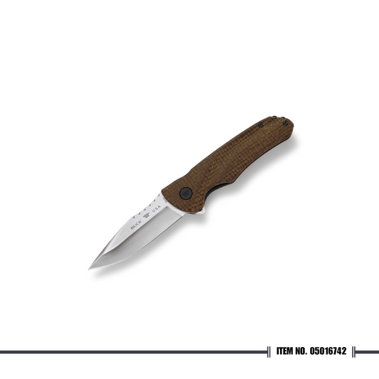 [⚡ FLASH SALE ⚡] Buck Sprint Pro, Burlap Micarta (0841BRS1-B)