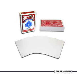Bicycle® Blank Face Red