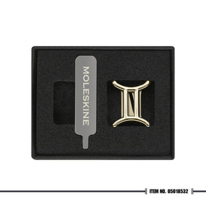 Moleskine® Zodiac Pins - Gold