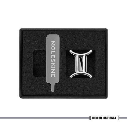 Moleskine Zodiac Pins - Silver