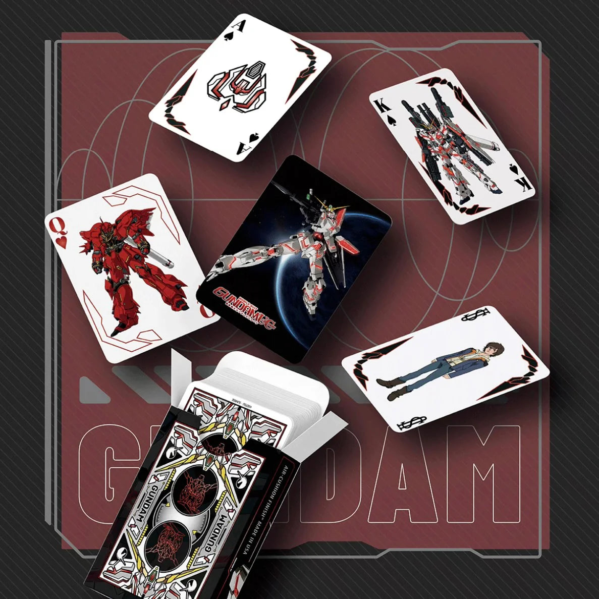 Bicycle® Gundam Unicorn Playing Cards