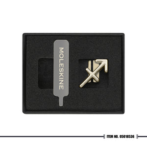 Moleskine® Zodiac Pins - Gold