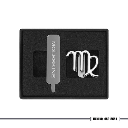 Moleskine Zodiac Pins - Silver