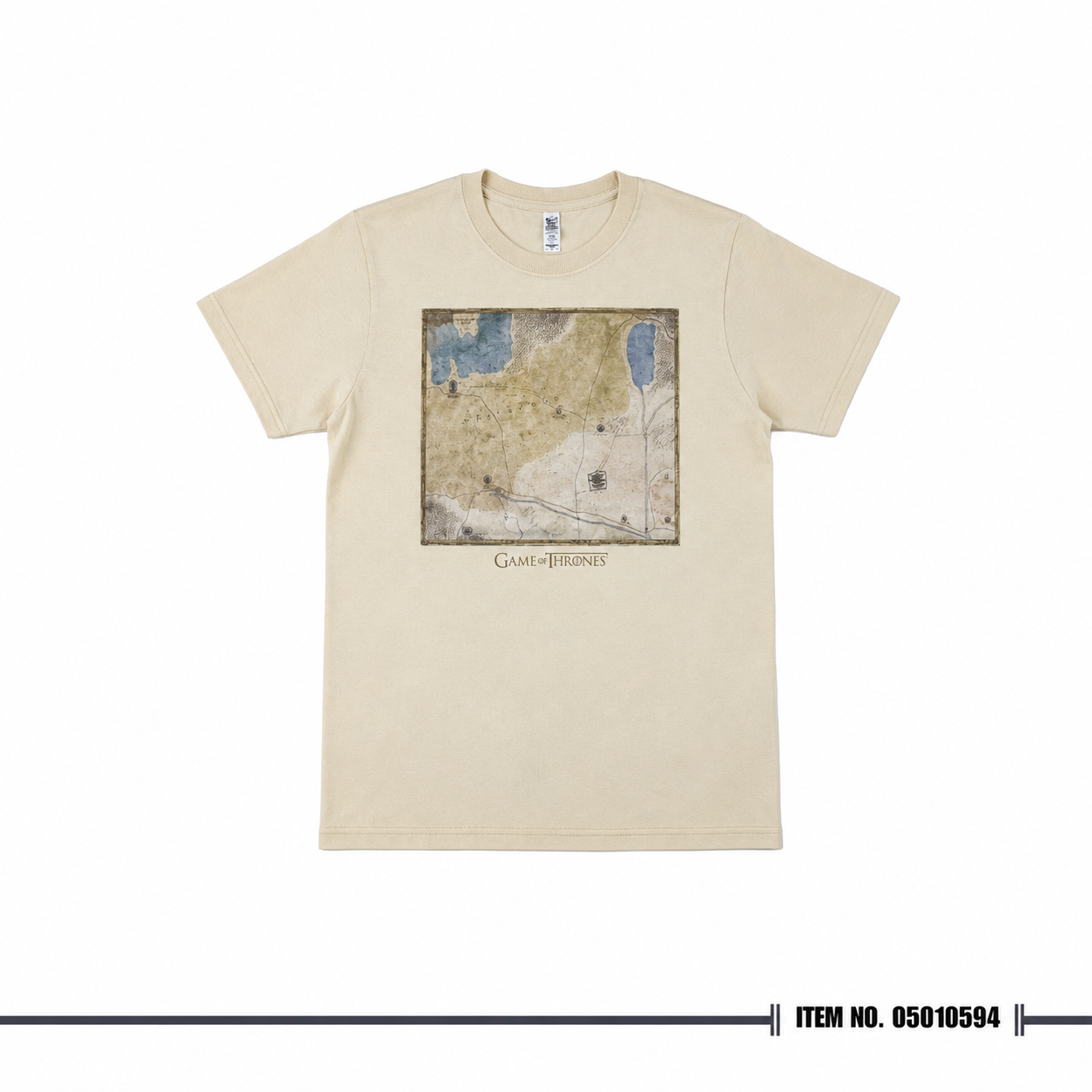Game of Thrones Jon Snow Map of the North T-shirt