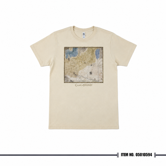Game of Thrones Jon Snow Map of the North T-shirt