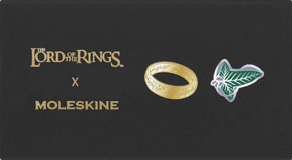 Moleskine The Lord of the Rings Ring and Leaf Pins Bundle