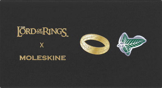 Moleskine The Lord of the Rings Ring and Leaf Pins Bundle
