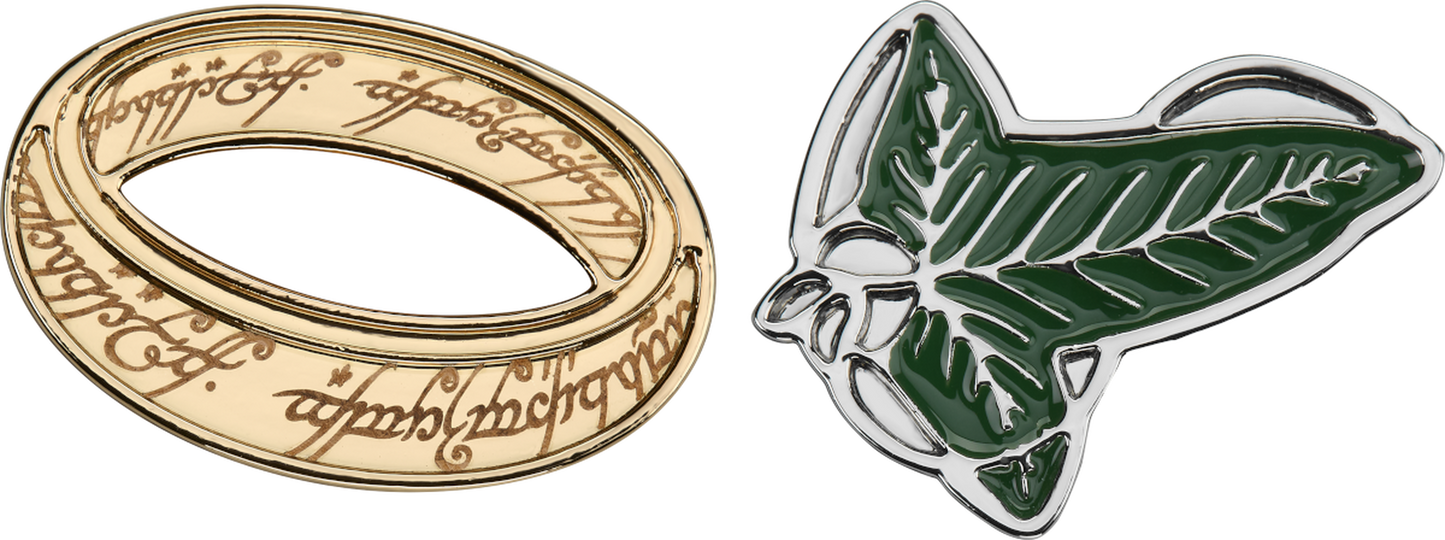 Moleskine The Lord of the Rings Ring and Leaf Pins Bundle