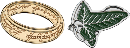 Moleskine The Lord of the Rings Ring and Leaf Pins Bundle