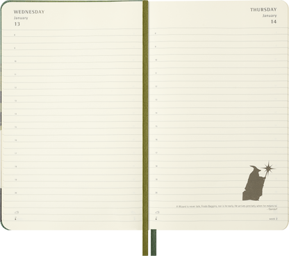 Moleskine The Lord of the Rings Planner 2027 Daily, Hard Cover, 12-Month, Large