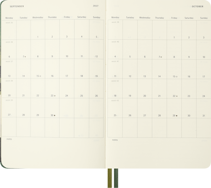 Moleskine The Lord of the Rings Planner 2027 Daily, Hard Cover, 12-Month, Large