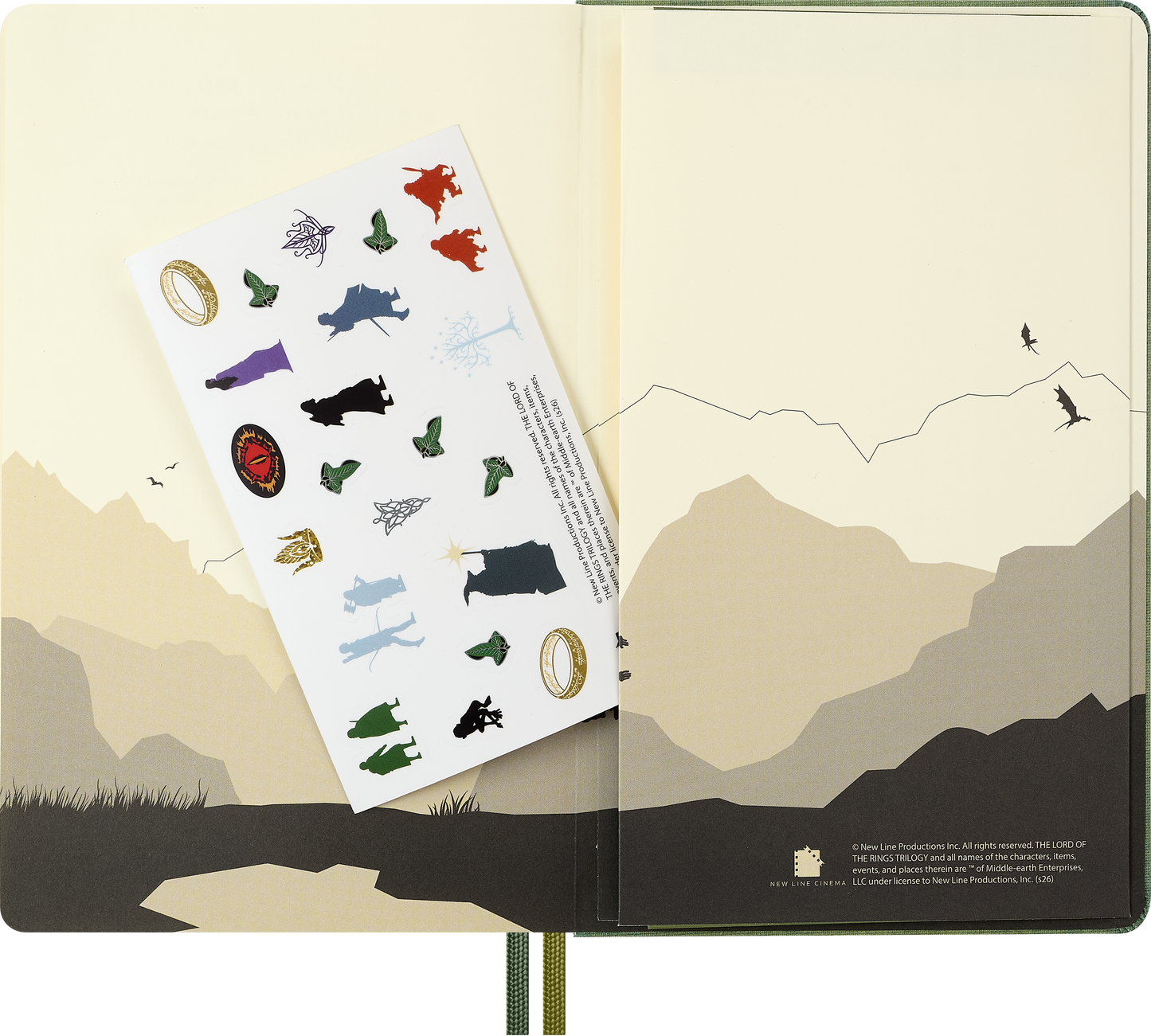 Moleskine The Lord of the Rings Planner 2027 Daily, Hard Cover, 12-Month, Large