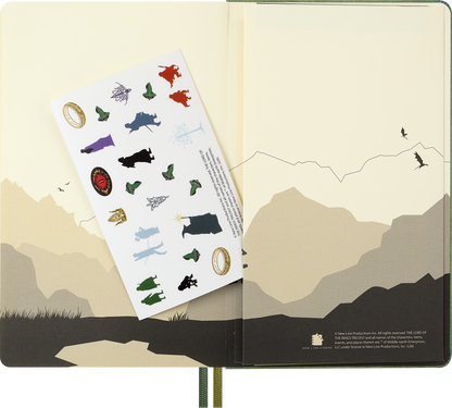 Moleskine The Lord of the Rings Planner 2027 Daily, Hard Cover, 12-Month, Large