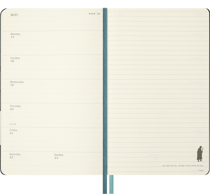 Moleskine The Lord of the Rings Planner 2027 Weekly, Hard Cover, 12-Month, Large