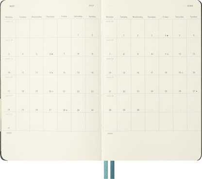 Moleskine The Lord of the Rings Planner 2027 Weekly, Hard Cover, 12-Month, Large