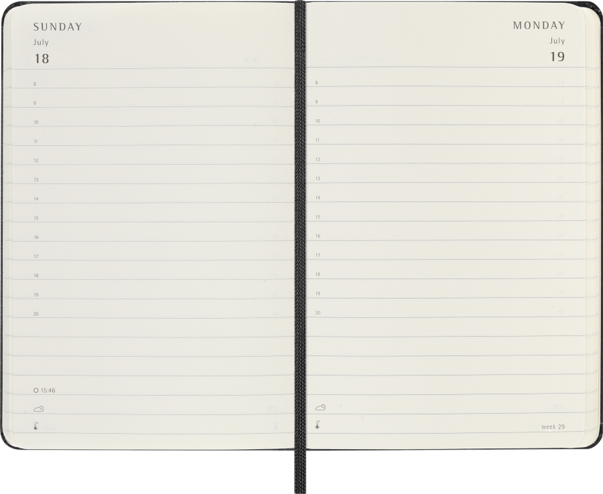 Moleskine Classic Diary 2027 – Daily, 12 Months, Soft Cover