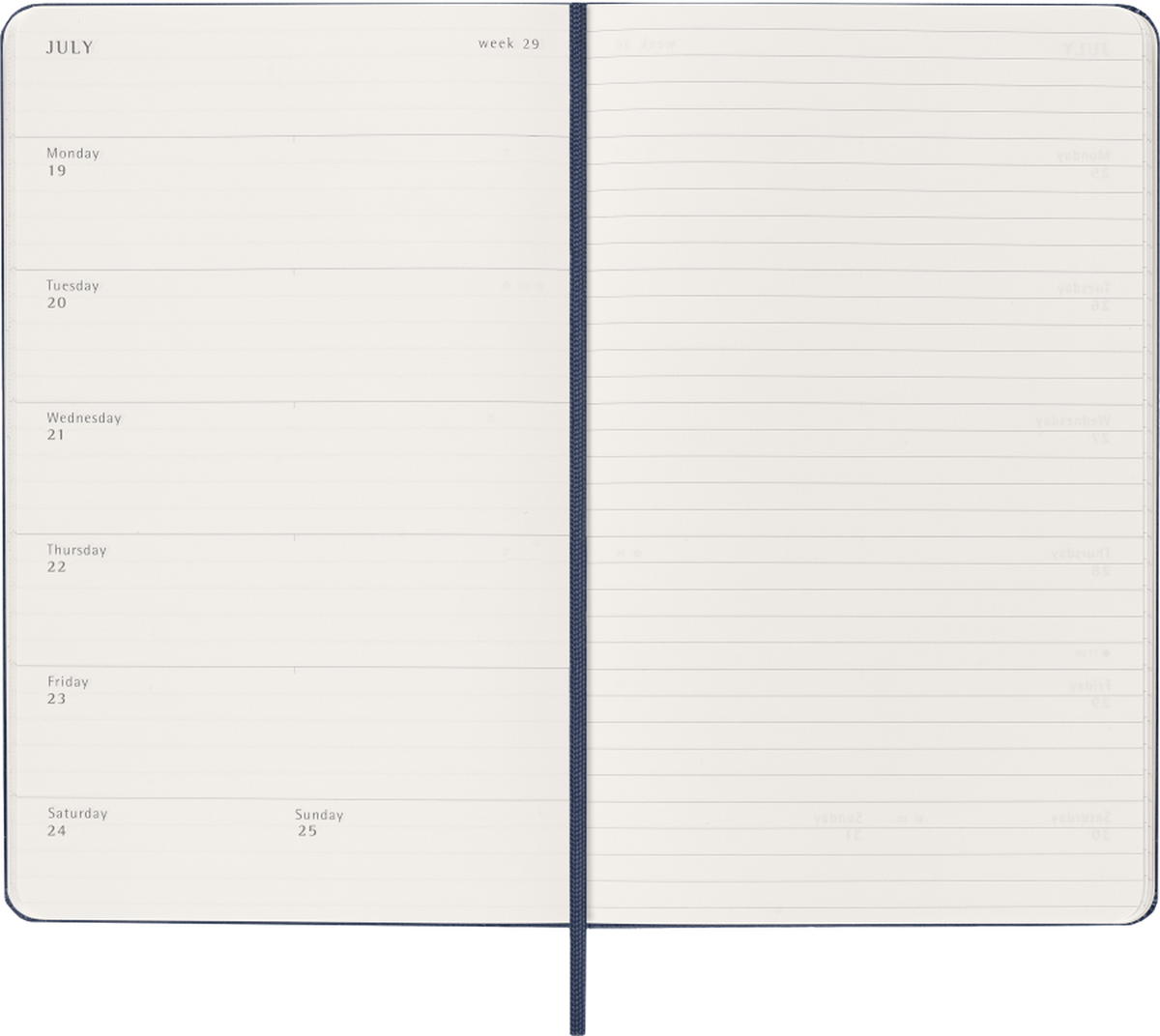Moleskine Classic Diary 2027 - Weekly, 12 Months, Soft Cover