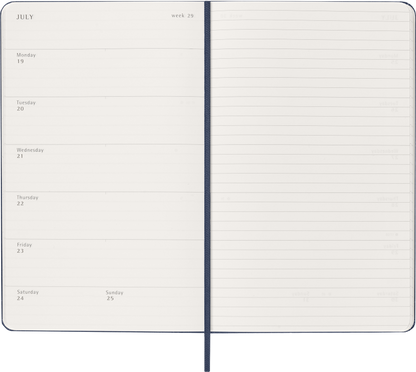 Moleskine Classic Diary 2027 - Weekly, 12 Months, Soft Cover