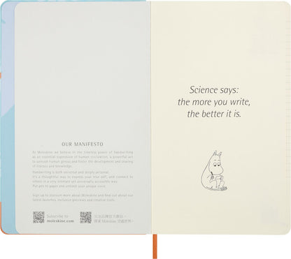 Moleskine Moomin Notebook - Light Blue