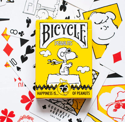 Bicycle® Peanuts 75th Anniversary Playing Card