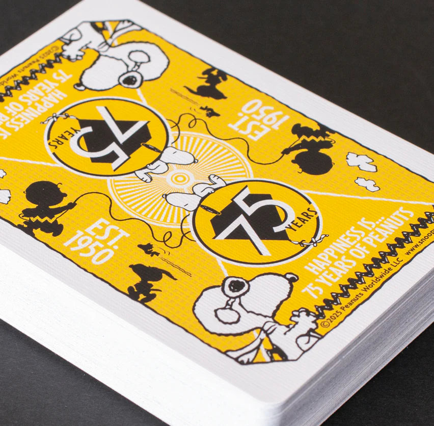 Bicycle® Peanuts 75th Anniversary Playing Card