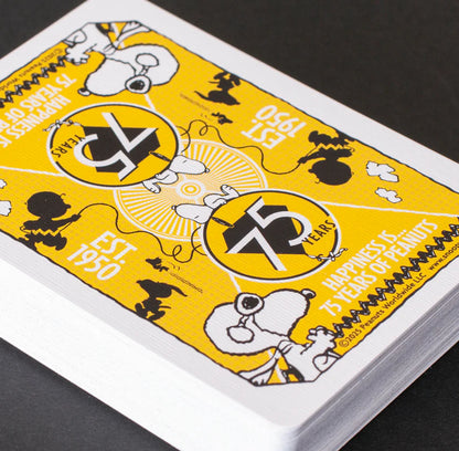 Bicycle® Peanuts 75th Anniversary Playing Card