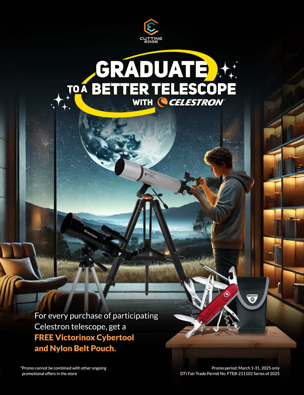 Graduate to a Better Telescope with Celestron