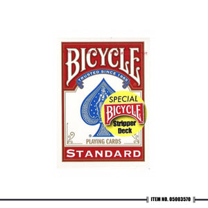 BICYCLE® STRIPPER DECKS RED