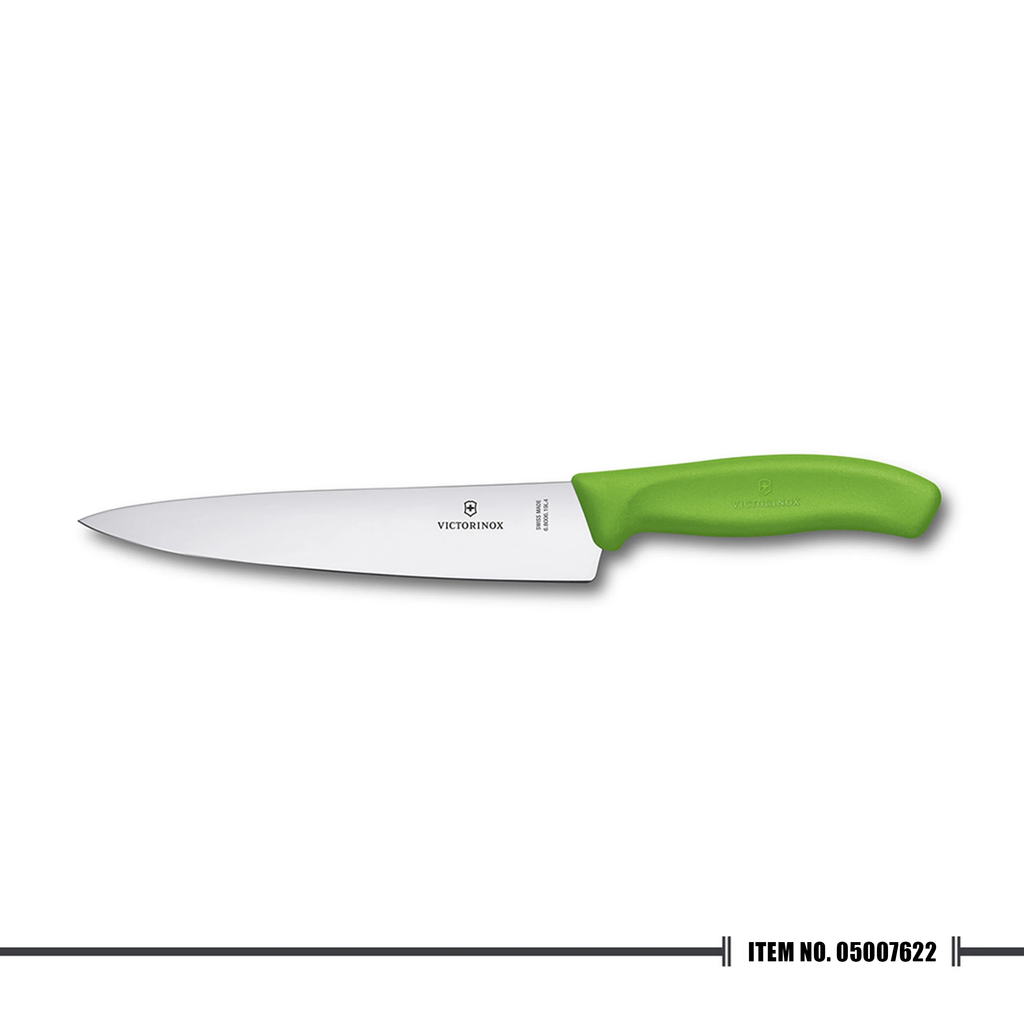 6.8006.19L4B Carving Knife Fibrox Green 19cm Blister