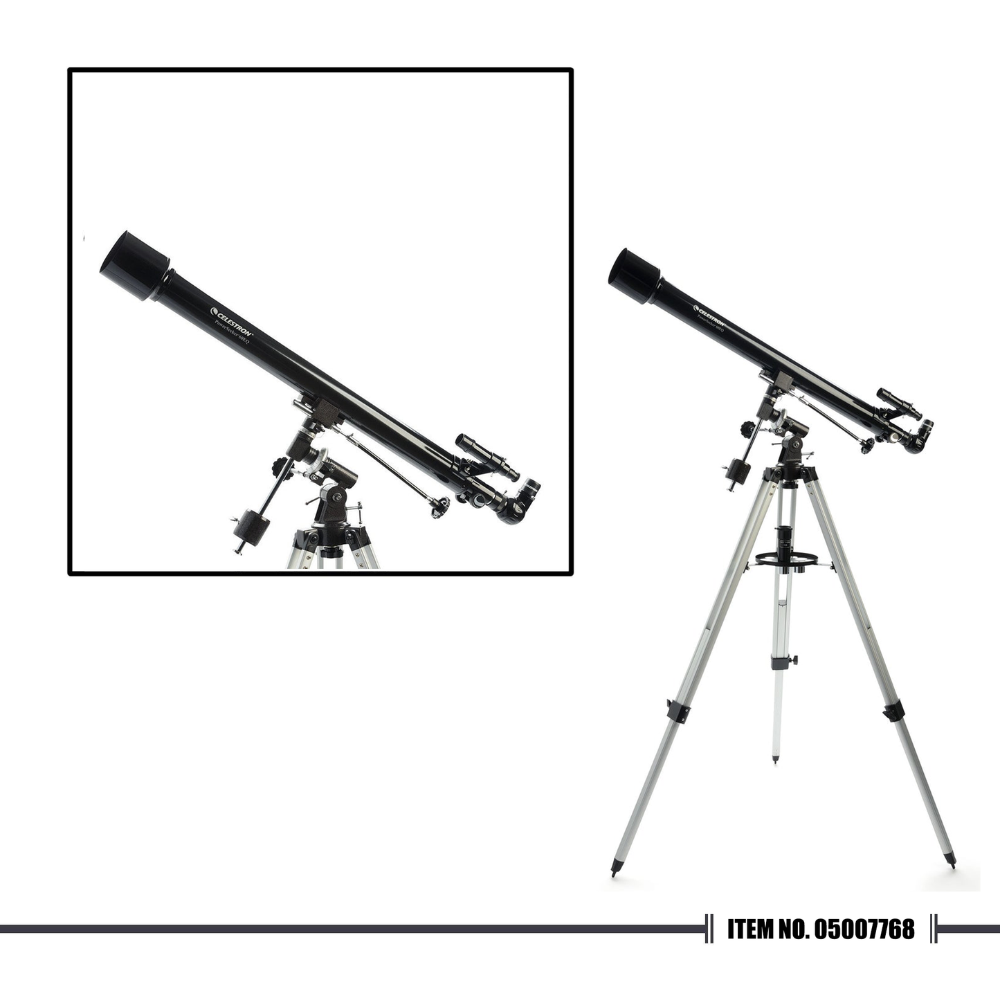 21043 Celestron Telescope Powerseeker 60EQ