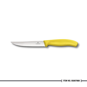 6.7936.12L8 Pizza Knife w/ Wavy Edge Yellow 12cm