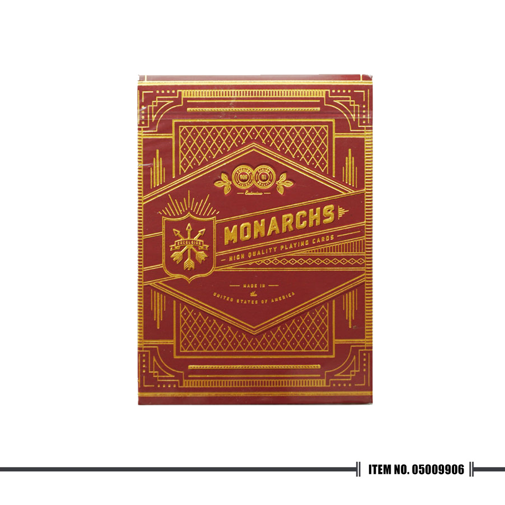 Theory 11 - Red Monarchs Playing Cards