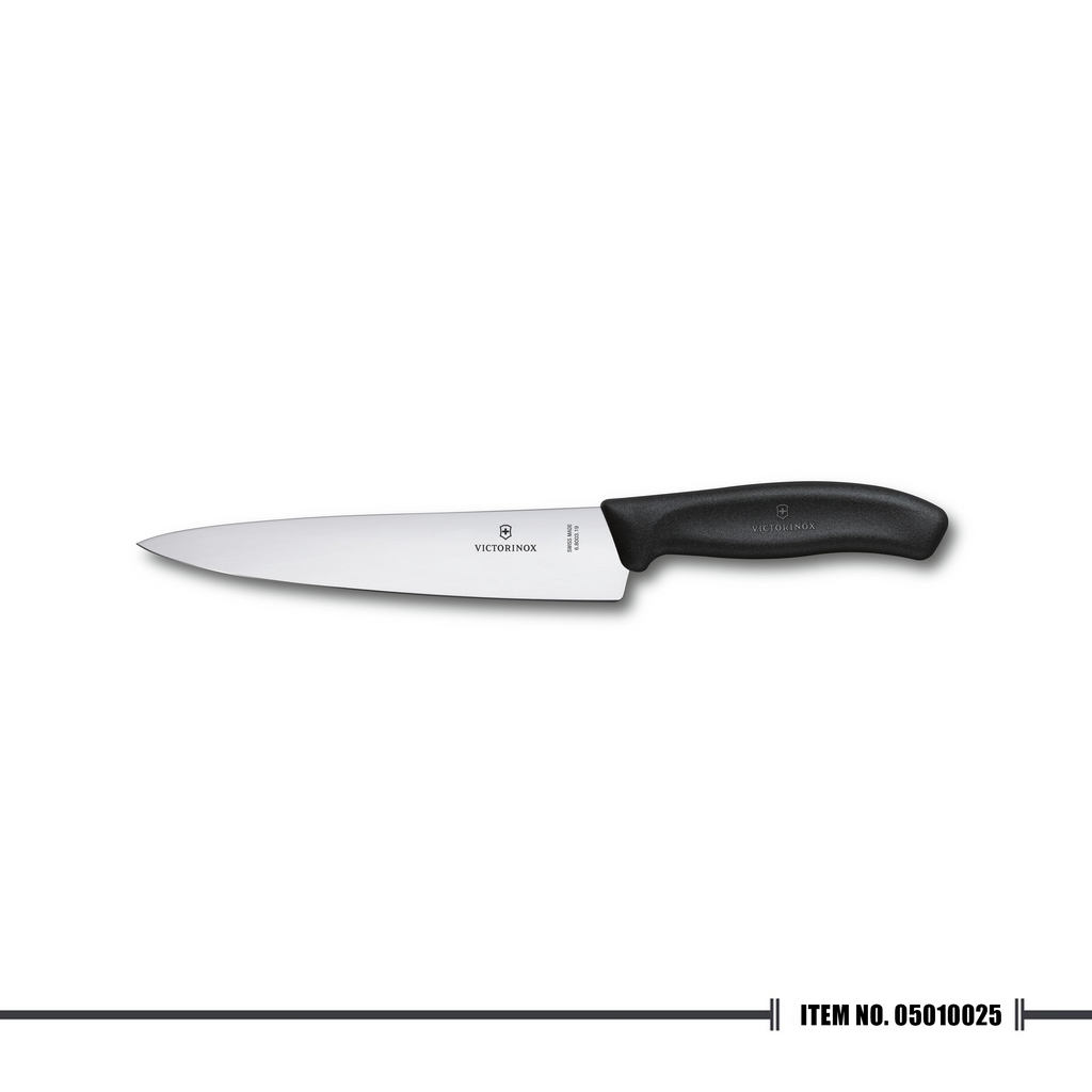 Victorinox - 6.8003.19B Carving Knife Black 19cm - Cutting Edge Online Store