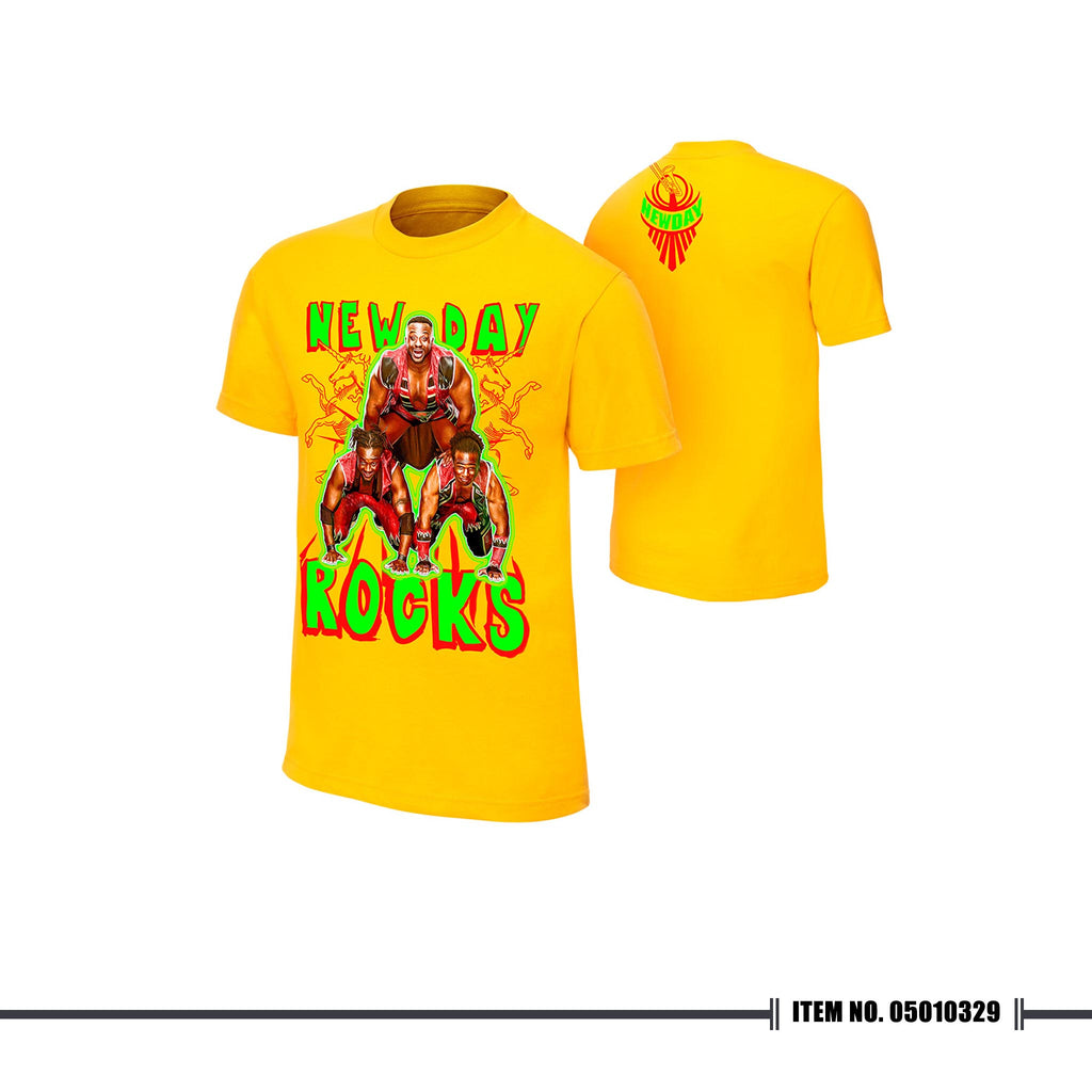 WWE New Day "Pyramid of Positivity" T-shirt